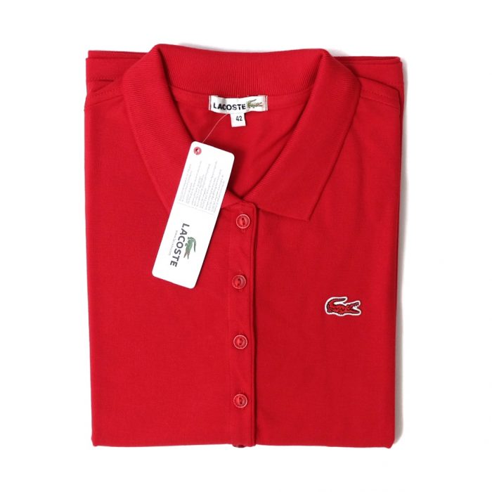 03 Monotone 5-Button Polo - Red
