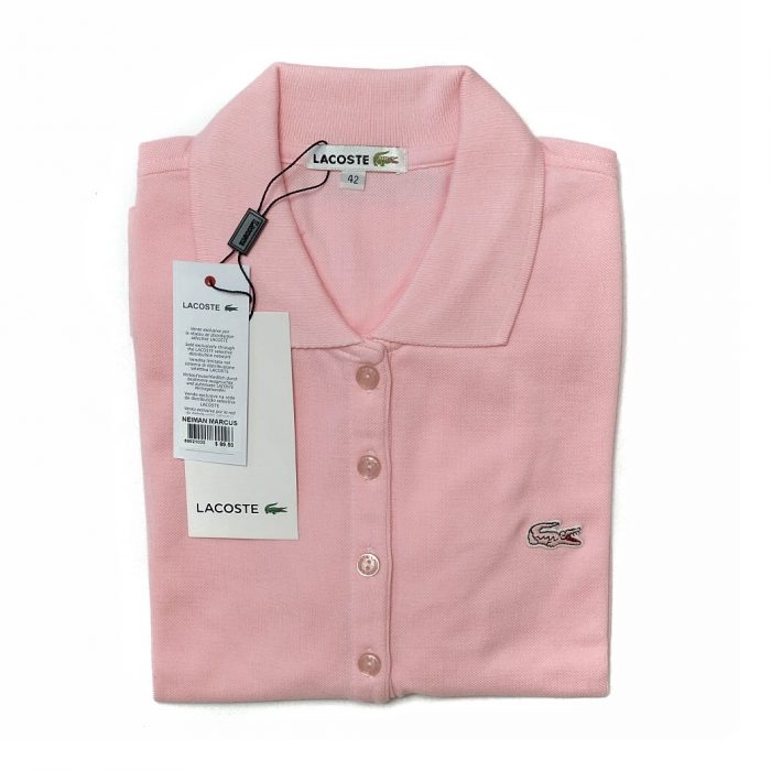 08 Monotone 5-Button Polo - Light Pink