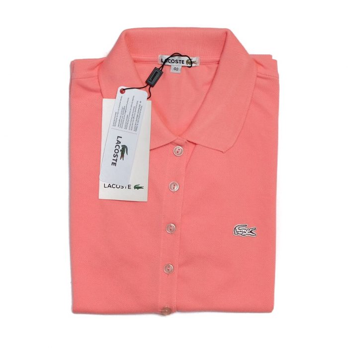 09 Monotone 5-Button Polo - Peach