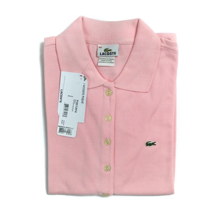 12 Classic 5-Button Polo - Pink