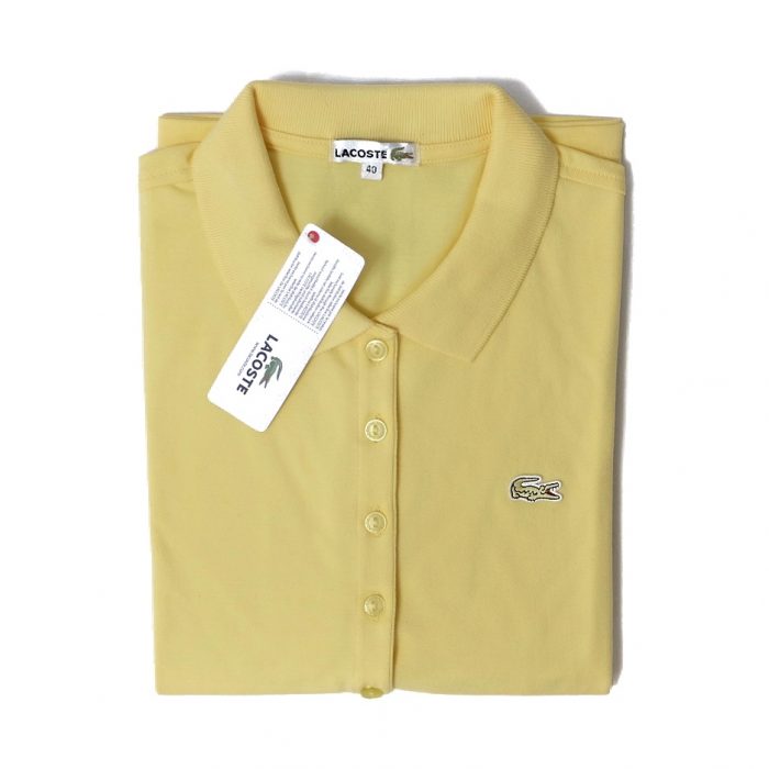 17 Monotone 5-Button Polo - Light Yellow