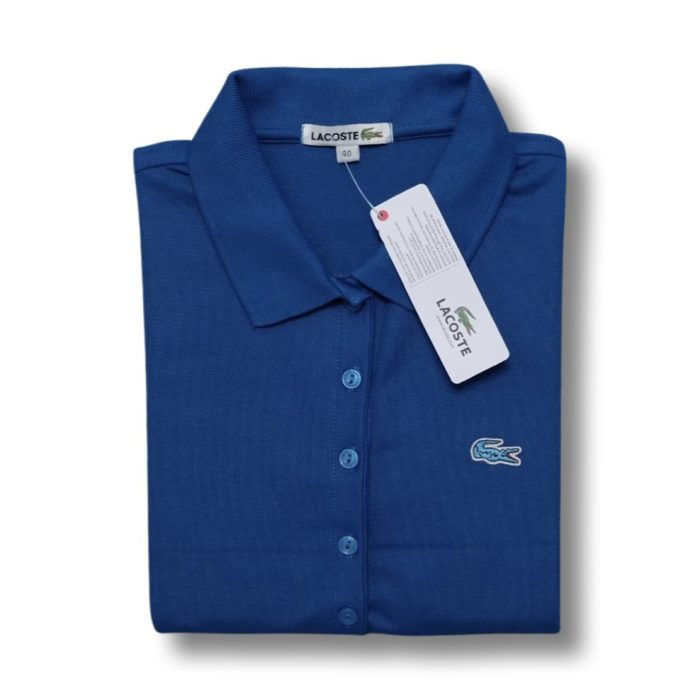 24 Monotone 5-Button Polo - Deep Blue