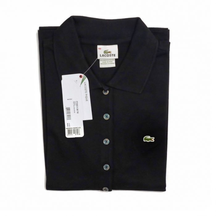 36 Classic 5-Button Polo - Black