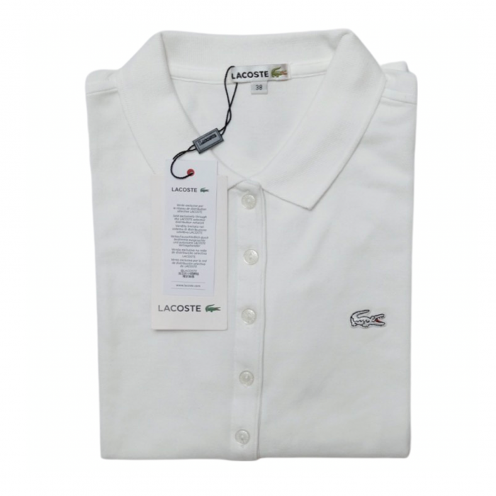 40 Monotone 5-Button Polo - White