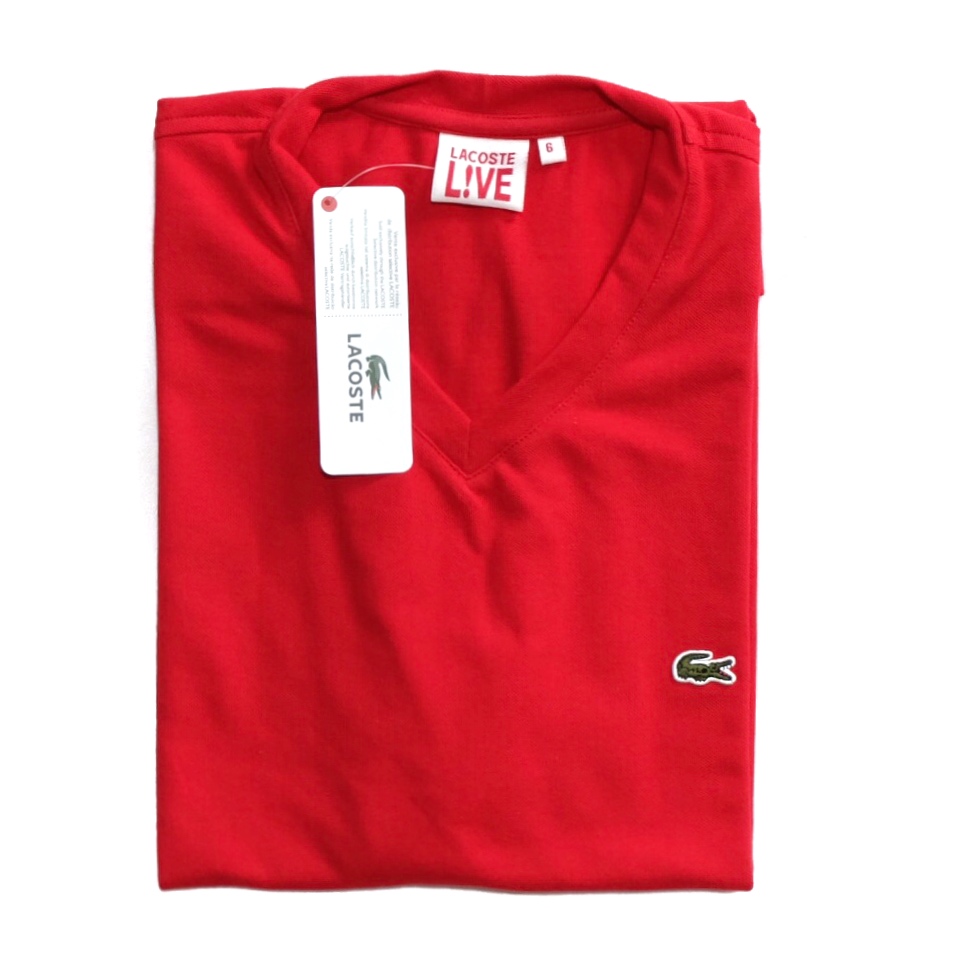 V-Neck-Men-Red