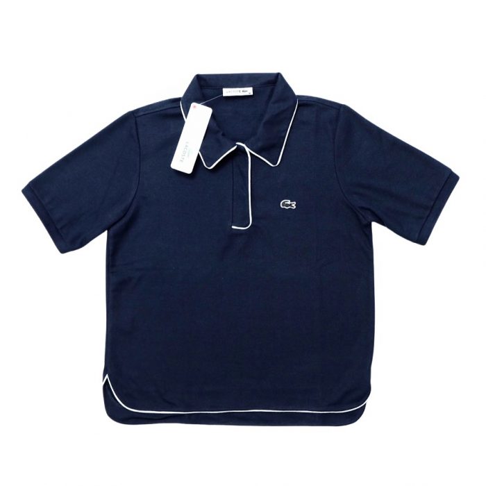17 Piped Interlock Polo Women - Navy Blue