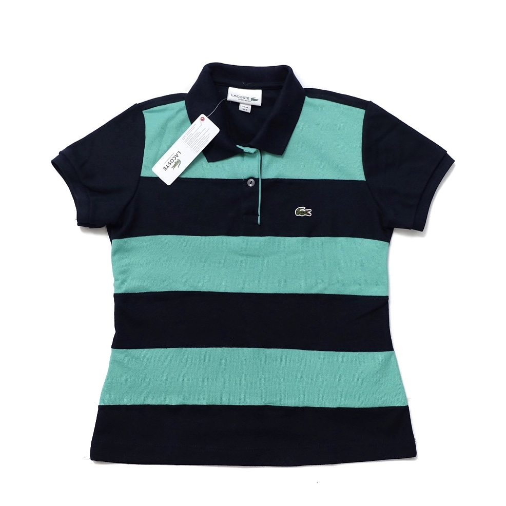 17 Stripes Polo for Women - Navy Blue-Teal