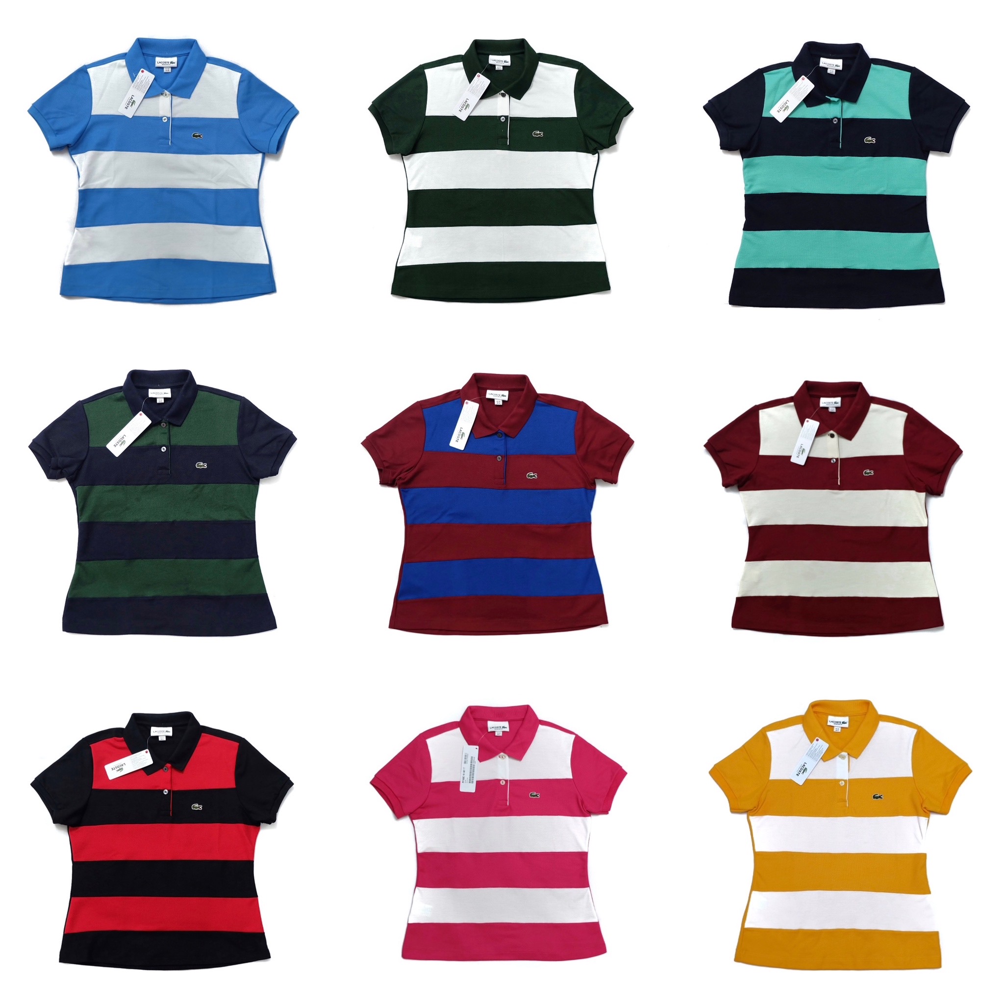 21 Stripes Polo for Women