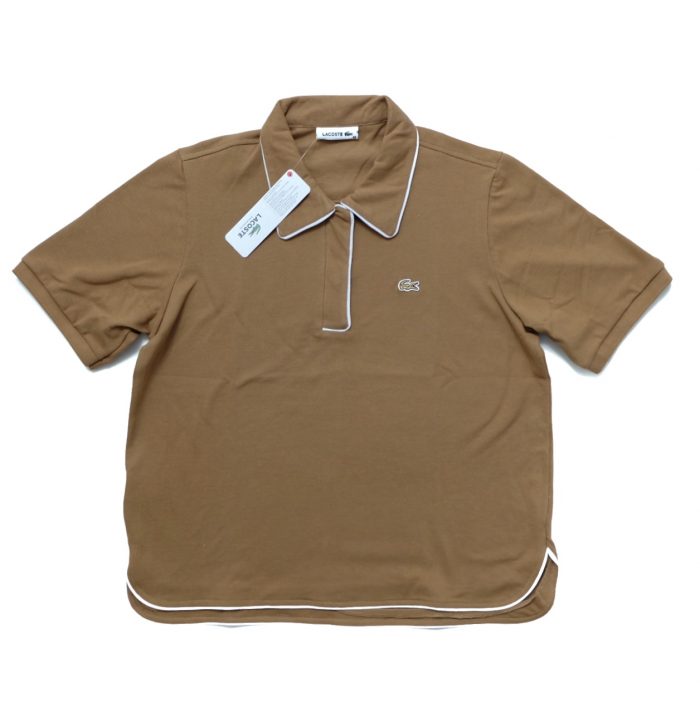 23 Piped Interlock Polo Women - Mocha