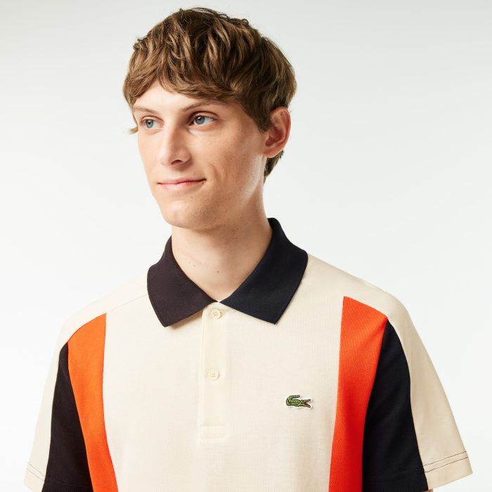 Vertical Tri Color Block Polo Shirt – Jeo Shop